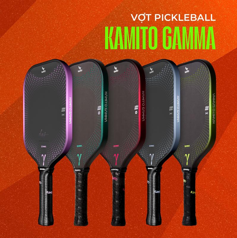 Vợt Kamito Gamma, Vợt Pickleball Kamito Gamma, Vợt Pickerball Gamma, Kamito Gamma 16mm, Kamito 14mm, Vợt Pickerball Trịnh Linh Giang, Vợt Pickerball Kamito, Vợt Pickerball Lý Hoàng Nam, Đồ thể thao, Vợt Kamito