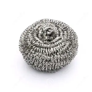 Sabut Besi Alat Cuci Piring Gosok Panci Stainless Kawat Spons untuk Membersihkan Wajan Kompor