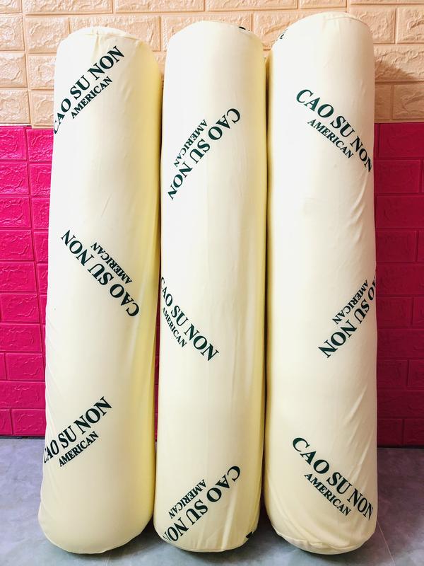 GỐI ÔM CAO SU NON AMERICAN HÀNG CAO CẤP ÊM ÁI LỖ THÔNG HƠI THOÁNG KHÍ Kích Thước 35x100cm