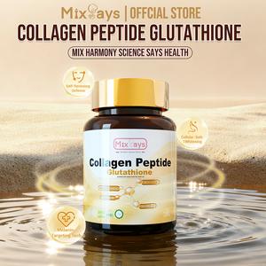 【MixSays】Collagen Peptide | Glutathione + Vit C&E – Anti-Aging, Hydration untuk Memutihkan & Melembapkan Kulit
