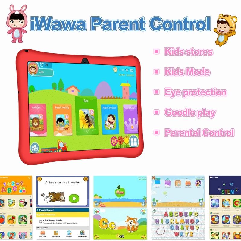 【Bisa COD】Tablet PC Baru Galaxy F13 Ultra Kids Edition 6GB+128GB Tablet Android 7 /10.1 inch Layar Full Screen Layar Besar Wifi 5G Bluetooth 3