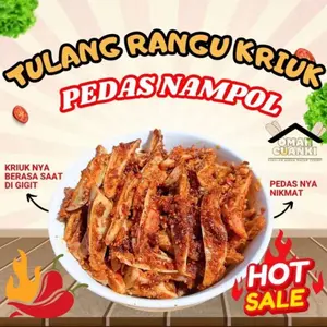 1 PACK TULANG RANGU PAKET HEMAT Food Makanan isi per pax 80gr Pedas Asli Frozen Lezat