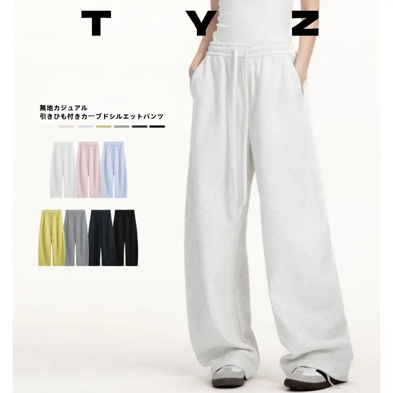 TYZ 2026 新春新作 レディース バナナカーブパンツ ハイウエスト