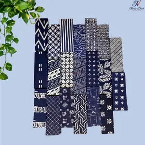Kain Batik Cap Satu Warna Navy Edition