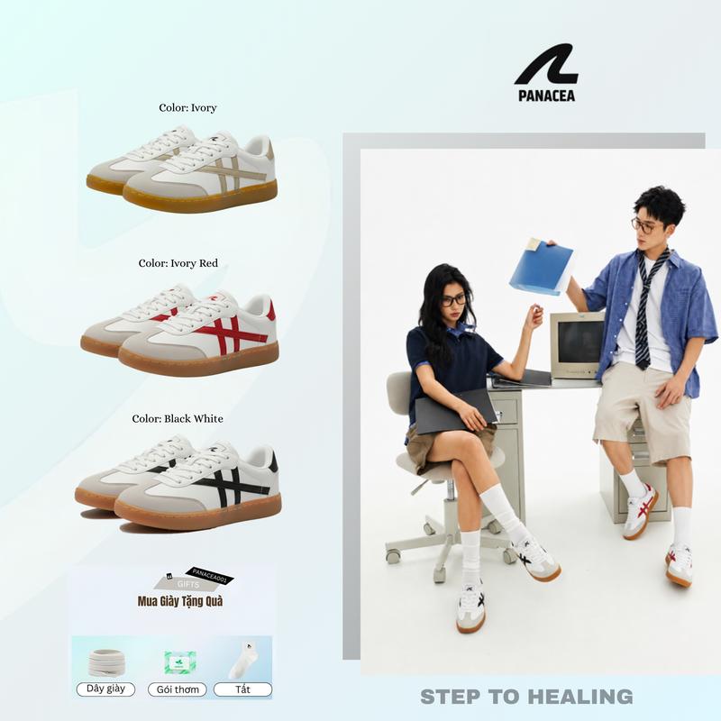 Sneaker Nam Nữ Unisex Panacea Noissi - Full màu - Basic Năng Động Đế Bằng Size…
