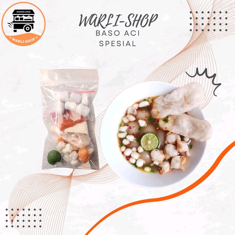 baso aci instan kumplit baso aci siap saji baso aci kuah pedas baso aci mantap baso aci baso aci selera kita Food Makanan baso  aci pedes paket hemat   komplit boci si mau lagi seblak 0