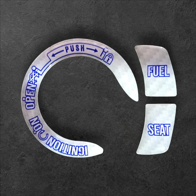 EMBLEM KUNCI AEROX FREEGO FILANO LEXI KEYLESS STICKER PANEL KONTAK AEROX KEY LESS 1