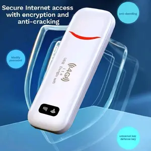 Modem WIFI USB 4G All Operator LTE 150Mbps Dukungan 10 Perangkat Koneksi Internet Cepat dan Stabil untuk Penggunaan Sehari-hari