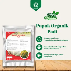 Pupuk booster organik Padi 250 gram Menstimulasi pertumbuhan tanaman, Menguatkan batang dan mengingkatkan hasil panen. termurah bisa COD kalium tanaman