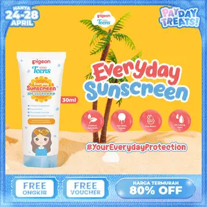 PIGEON TEENS EVERYDAY SUNSCREEN SPF 35/PA+++ 30ml | Sunscreen Remaja Real SPF | No Whitecast | Non Sticky Formula