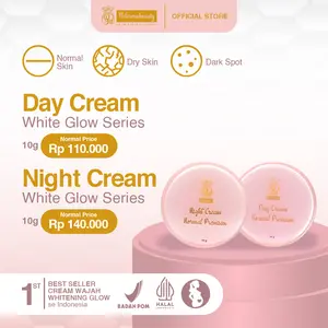 DAY & NIGHT WHITE GLOW - ECER BY BDERMABEAUTY Hitam Mencerahkan