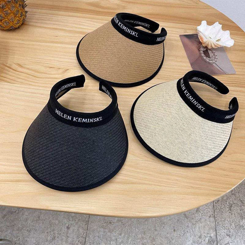 Mũ Cói Rộng Vành Nửa Đầu Hở Chóp – Chống Nắng Tia UV Cực Tím, Thoáng Mát – Phù Hợp Đi Biển, Du Lịch, Dạo Phố 2