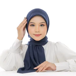 AISYAH SCARVES Jilbab Printing Segi Empat Voal Titanium 110 Basic Classic Series