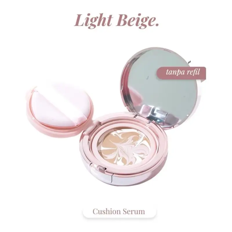 LIGHT BEIGE CHARMING SERUM CUSHION 13gr (Tanpa Refill) CUSHION SERUM ORI SSSKIN 2