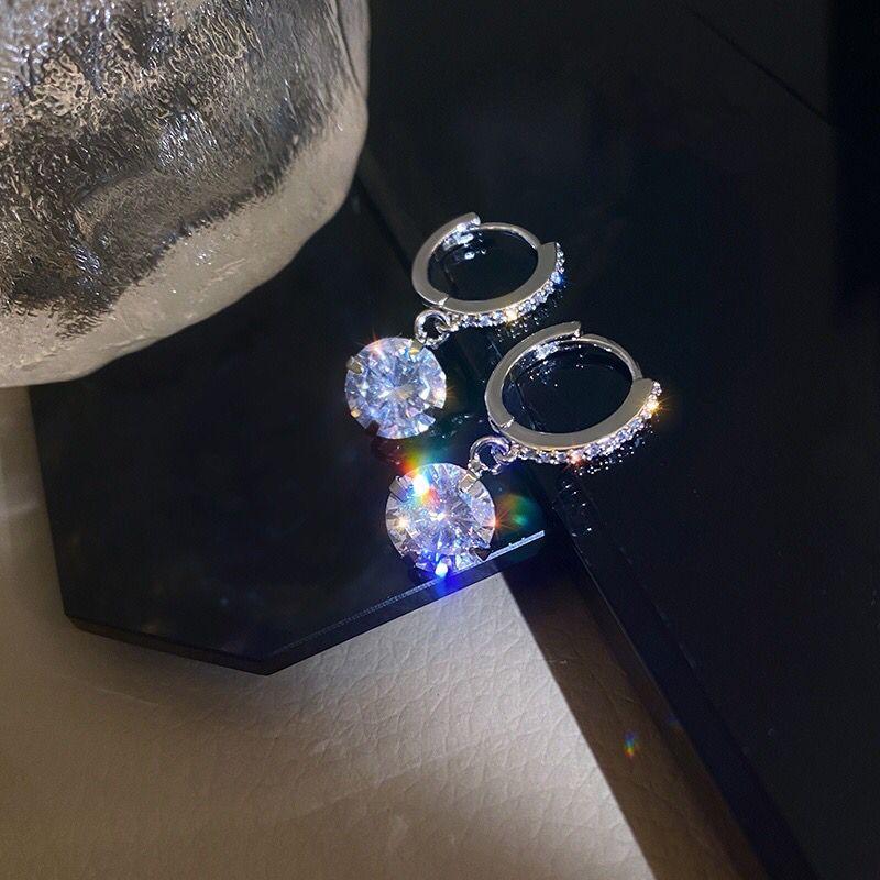 Anting Wanita Berlian Imitasi Perhiasan Anting Pesta AT168 2