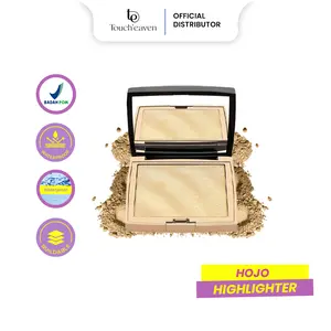 Warm Tone HOJO Highlighter 02 Awaken The Light - Gold | No.1 Brand Highlighter | Natural Look, Glitter Halus & Gampang Di-Blend Cocok Untuk Semua Jenis Kulit