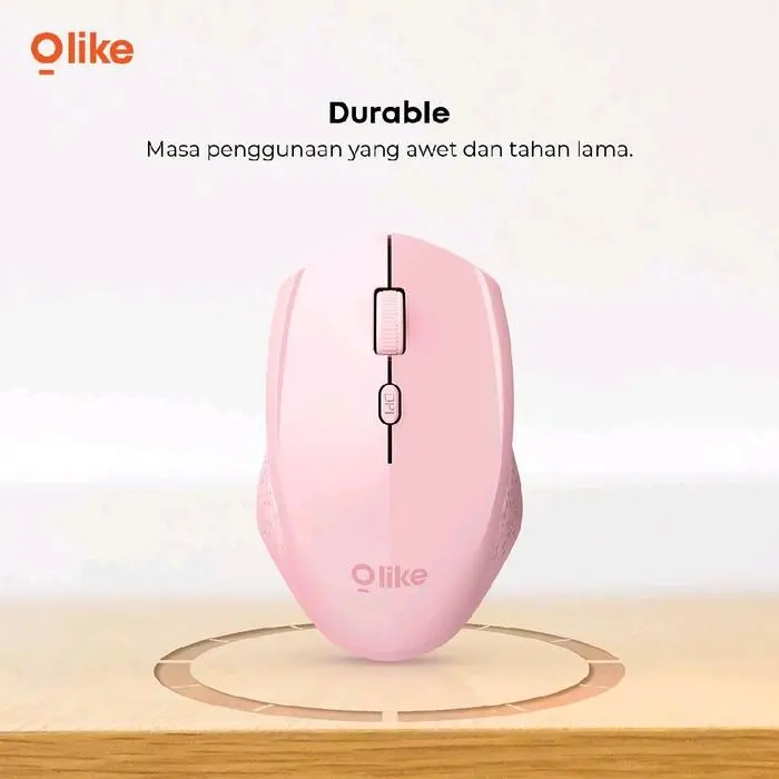 MOUSE OLIKE M200 WIRELESS BLACK NIRKABEL 3 MODE 1600DPI