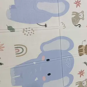 Playmat Lipat Bayi Uk 180cmx200cm  & 90cmx200cm XPE Dapat Dilipat Memperluas Dan Menciut Kapan Saja