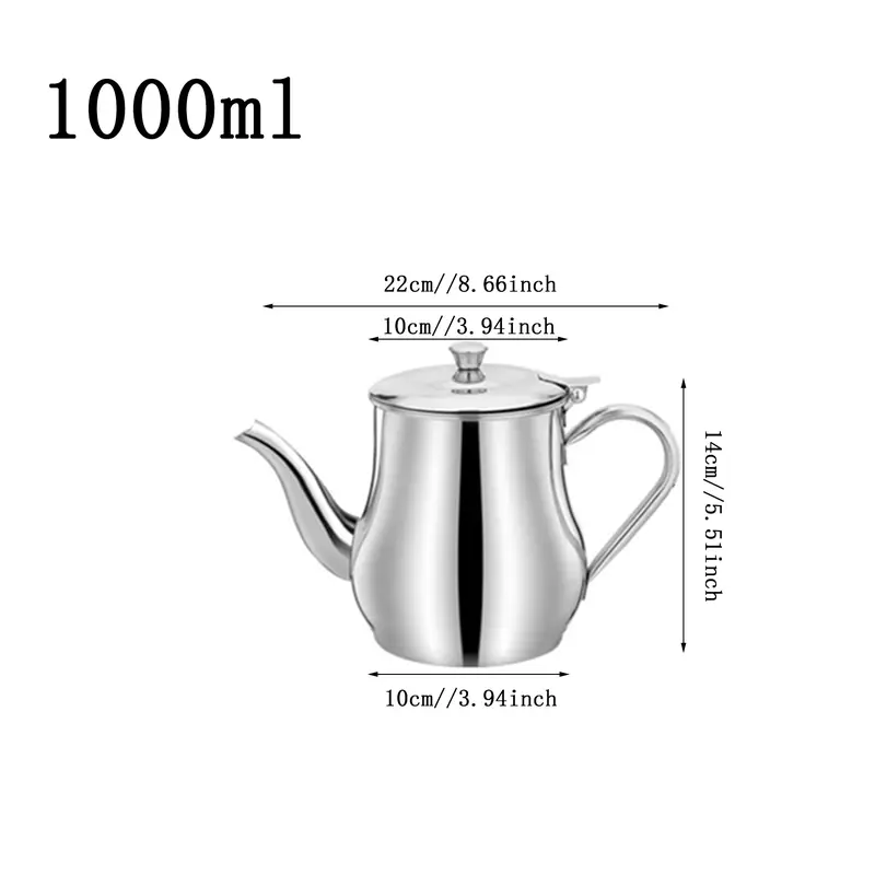 Cook Dầu Thép Không Gỉ Có Thể Đa Năng Chống Rò Rỉ Chịu Nhiệt Chai Giấm Nồi Cho Nhà Bếp Dụng Cụ Sắp Xếp Gia Đình 5