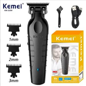 Cortapelos para hombre Kome inalámbrico recargable por USB, recortadora eléctrica de cero gap Km-2299, herramienta portátil de aseo para corte preciso