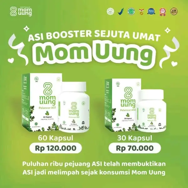 MOM UUNG ASI BOOSTER PELANCAR ASI SEJUTA UMAT 0