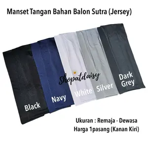 Manset Tangan Wanita bahan Balon Sutra (Jersey) Muslim Panjang