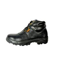 Gambar GARAVIL sepatu safety proyek ujung besi pria dan wanita semi boots tali kerja proyek lapangan - hitam kulit 101, 36 dari Garavilstore Kab. Tangerang 5 Tokopedia