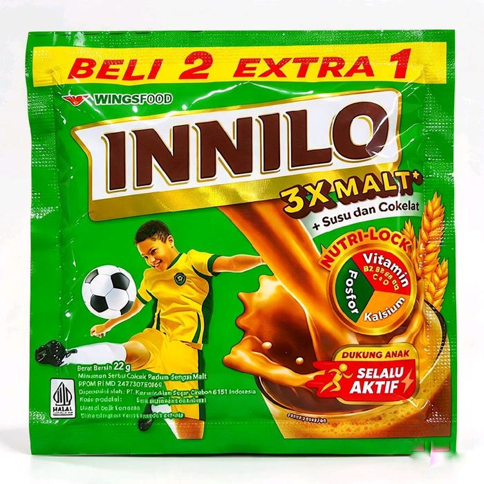 Jual INNILO 3 in 1 [1 RENTENG Isi 10+5 x 22g] - Minuman Serbuk Susu ...