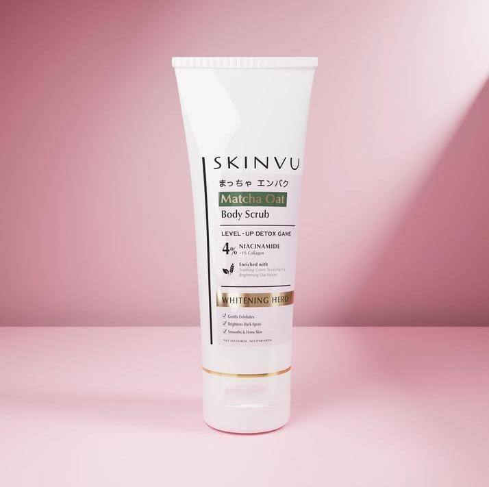 SKINVU WHITENING Body Scrub & Body Mask - Lulur Pemutih Brightening Exfoliator - Skinvu Body Scrub 2
