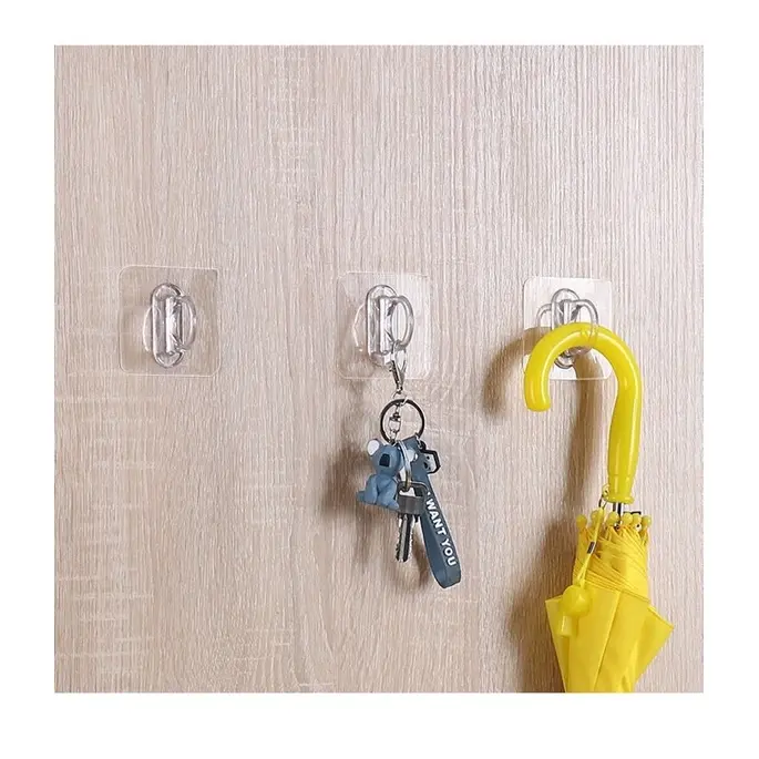 BEST SELLER - BRACKET Gantungan Tempel Bundar Kuat Multifungsi Serbaguna 360 Drajat Round Hook Mutifunctional, bracket gantungan, bracket sabun , bracket shampo, bracket payung, bracket kunci, bracket gantungan 6
