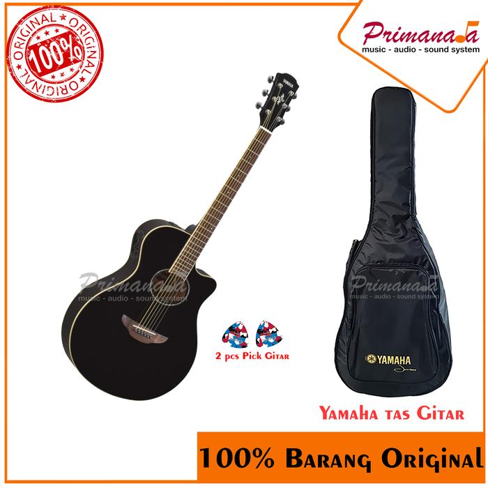 Gambar Gitar Akustik Elektrik Yamaha APX600II Original APX600 APX 600 Black - Standart dari Primanada Kota Administrasi Jakarta Utara Tokopedia