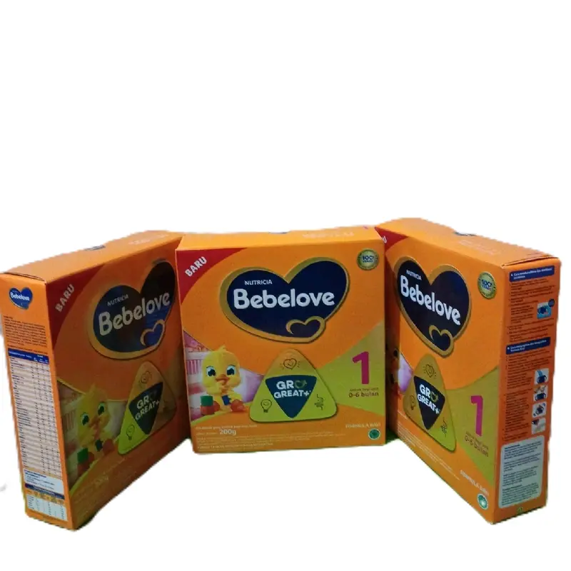 Bebelac Bebelove 1 Susu Formula Bayi 0-6 Bulan 200gr dengan Prebiotik FOS, Kalsium, dan Zat Besi - Lactogrow, Bubuk 4