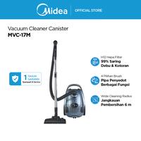 Gambar Midea Vacuum Cleaner MVC-17M - Penyedot Debu 700W, Hepa Filter, Kapasitas 2L, Kabel 6M dari Midea Indonesia Kab. Tangerang 1 Tokopedia
