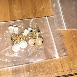 anting wanita xuping zirkon batu giok & rambut sedana lapis emas