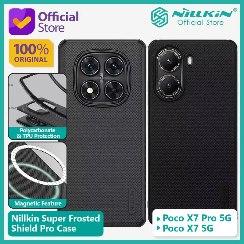 Case Compatible With Xiaomi Poco X7 Pro 5G / Poco X7 5G Nillkin Frosted Pro Hybrid Casing 0