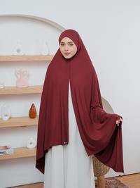 Gambar Jilbab Pashmina Khimar Bandana Instan Jersey Syari Amaluna Jumbo 3in1 - Coksu dari AMALUNA Kota Bandung 3 Tokopedia