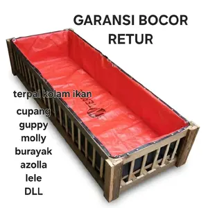 terpal kolam ikan 150x50x25 a3 terpal kolam ikan 50x150x25 garansi bocor retur