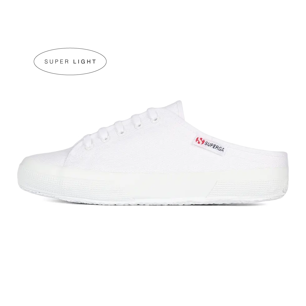 Superga 2401 Nude Mule White