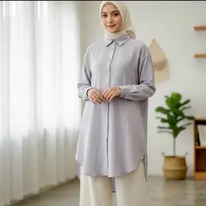 Kalana Long Tunik Crinkle Airflow Busui Friendly