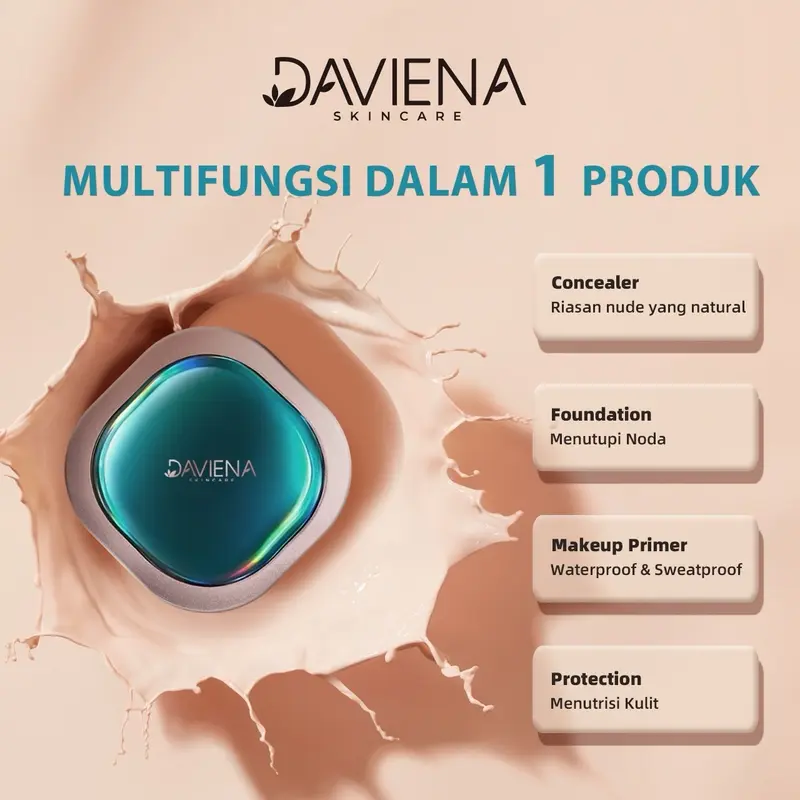 ESSENCE INFUSION BB AIR CUSHION DAVIENA SKINCARE Kontrol Minyak Pengecil Pori-pori Medium Coverage 2