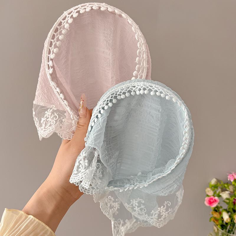 Town Shell - Bando Raw Lace Korean Head Band / Bandana Kain / Bando Kekinian / scarf 6