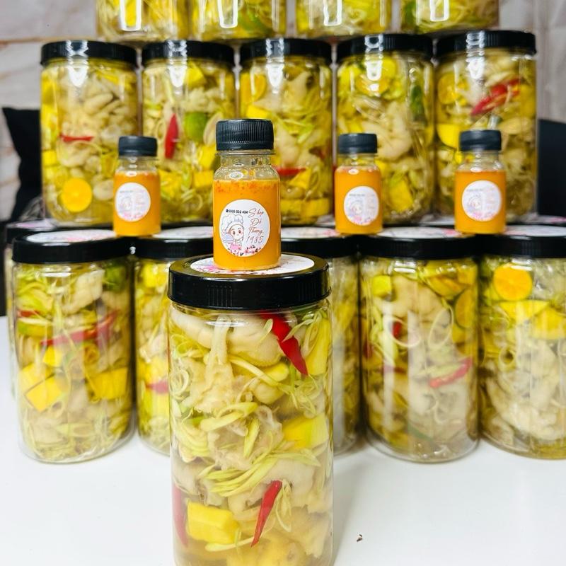 Chân gà rút xương ngâm sả tắc siêu ngon - Hộp 1kg1 (đã bao gồm dấm đường)bảo đảm an toàn vệ sinh thực phẩm