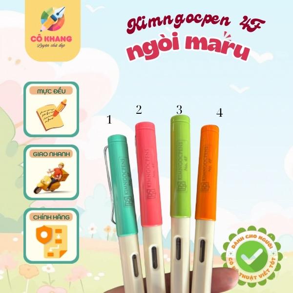 Bút máy Kimngocpens KP 04F No4F ngòi lá tre thanh đậm bút luyện chữ đẹp bút luyện calligraphy bút mực