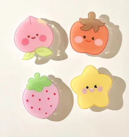 Griptop Acrilic Motif Buah lucu | Bracket Phone Holde Premium | Popsocket Unik Korean Style 1