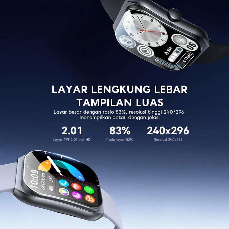 VIVAN Smart Watch 2.01 Inch Waterproof 1 ATM 100+ Sports Mode Professional Health Monitoring Battery 350mAh Up To 7 Days VWF19S Garansi 12 Bulan VIVAN Smart Watch 2.01 Inch Waterproof 1 ATM 100+ Sports Mode Professional Health Monitoring Battery 350mAh Up To 7 Days VWF19S Garansi 12 Bulan