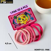 Gambar Ikat Rambut Donat Karet Rambut Korea IKRB 07 Elegan Hiasan Scrunchies 1 Pak Isi 6 PCS Diameter 4.5 cm Warna Random Coklat - 6 PCS IKDNTP 02 MACAROON dari Frasser Kota Surabaya 2 Tokopedia