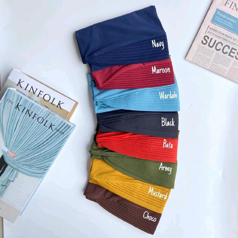 Hijab Sport Jersey Premium | Hijab Gym Yoga Jogging | Hijab Instan 6