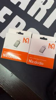 Product Review of 【1yr Warranty】MCDODO BORONG Mini Size USB3.0 To Type-C / iP Converter OTG Adapter for Pendrive, Mouse, Keyboard, Read Data, Expand Memory, Fast Transmission, Computer, Office, Phone, Tablet, Storage, Grey, Metal from C**y 0