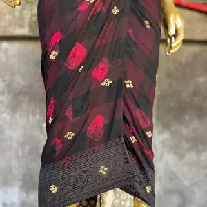 Saputan Endek Tepian Bordir Dewasa