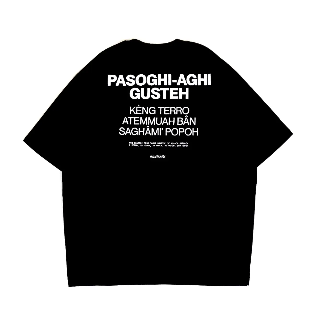 Kaos Pasoghi-aghi Gusteh Oversize Maduranese